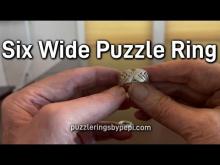 Embedded thumbnail for 6 Wide Puzzle Ring 