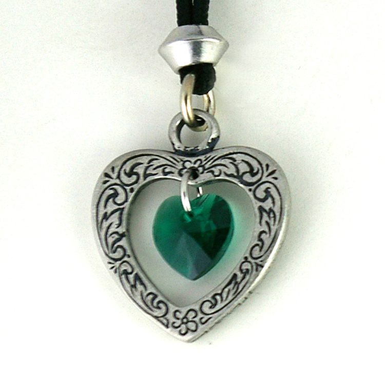 MAY BIRTHSTONE HEART
