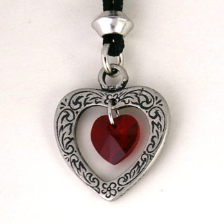 JULY BIRTHSTONE HEART