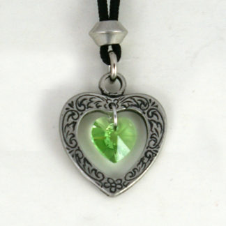AUGUST BIRTHSTONE HEART
